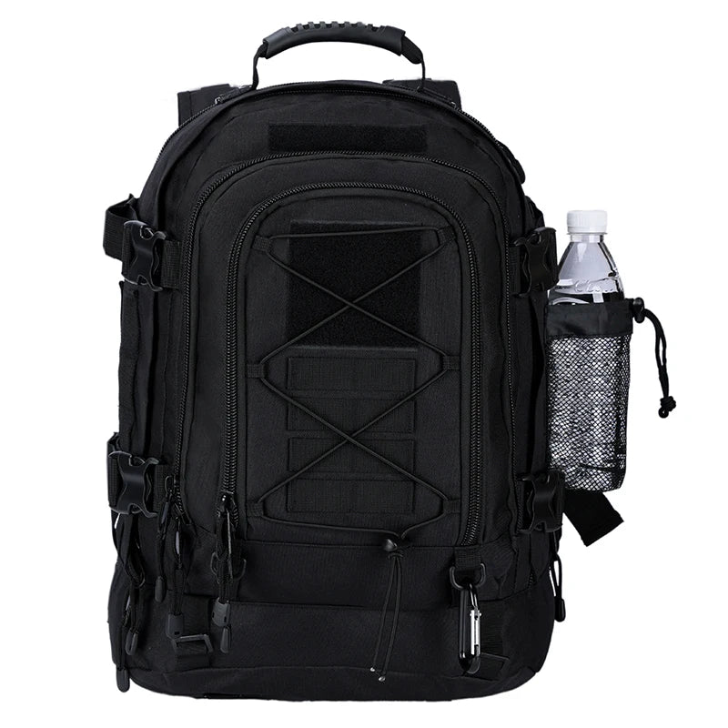 Mochila tática militar de grande capacidade de 40L e 65L para atividades ao ar livre, viagens, caminhadas, acampamentos, pesca, ferramentas, mochila para homens e mulheres