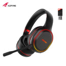 Fones de ouvido para jogos Kofire UG-05 2.4G BT5.0 sem fio com microfone RBG luz vibração Bluetooth para PS4 PS5 PC Switch