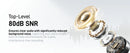 Maono Wave T5 Microfone de lapela sem fio Noise Cancellation for Video Recording Streaming fit for Phones Camera