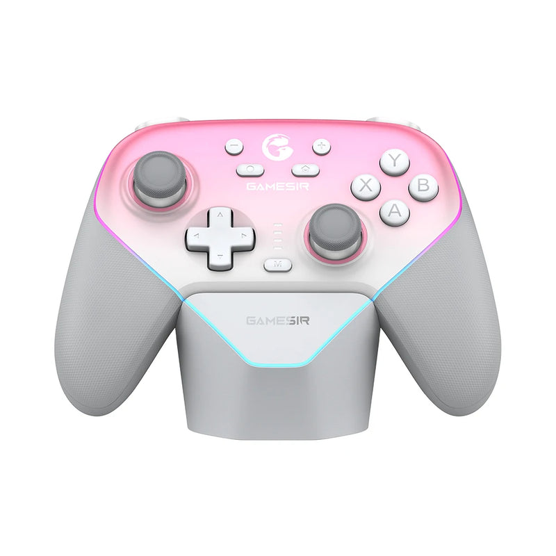 Controle sem fio GameSir Super Nova Switch com estação de carregamento, joystick com efeito Hall para PC, Nintendo Switch 2 e telefone Android