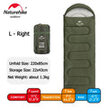 Saco de dormir Naturehike Y150 3 estações, impermeável, ultraleve, com capuz, para adultos, acampamentos ar livre