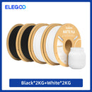 Filamento PLA fosco ELEGOO 1 kg, filamento FDM para impressora 3D de 1,75 mm, precisão dimensional de +/- 0,02 mm, bobina de papelão de 1 kg (2,2 lbs)