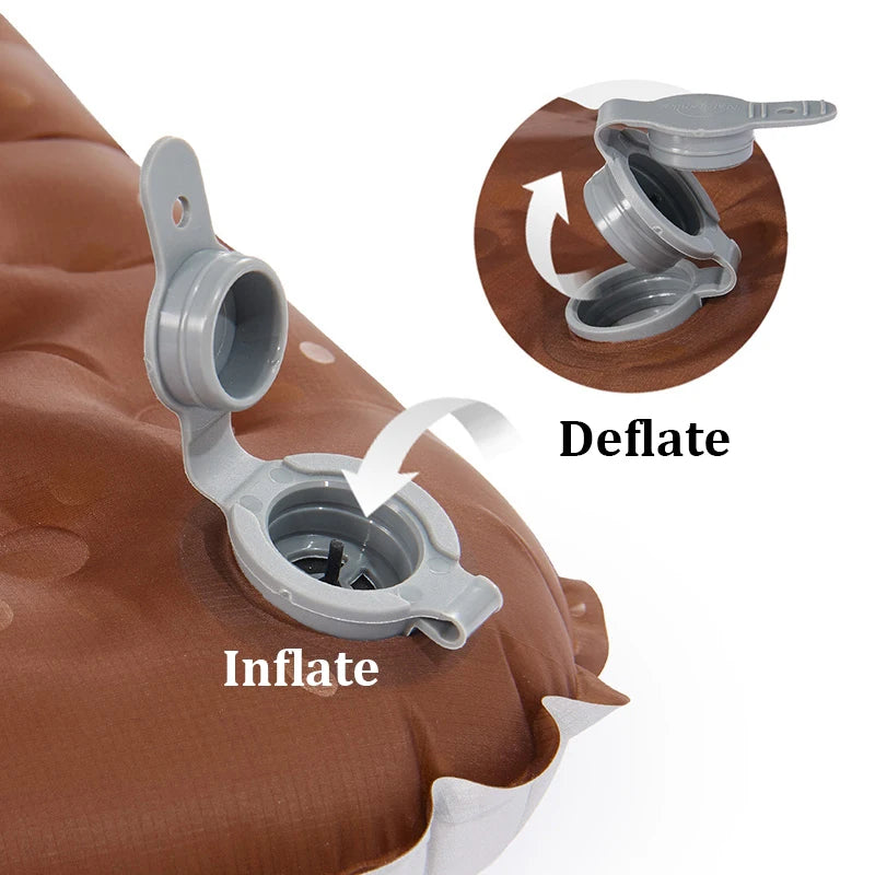 Colchonete Inflável Naturehike 3.2/4.6/5.8/6.5/8.8 R Value Ultraleve Camping Colchonete Inflável para Área Externa Colchonete À Prova de Umidade