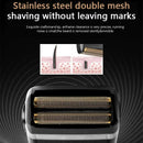 Barbeador Elétrico Carregamento USB Lâmina Dupla Alternativa com Cabeça de Corte Adicional