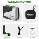 Nível a laser verde Huepar E011G, autonivelante, linha cruzada, ferramenta recarregável, sensor de movimento e modo de pulso - acene com a mão para alternar