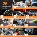 Scanner automotivo OBD2 sem fio FOXWELL NT650 Elite com reset de SAS A/F OIL EPB BRT TPS (mais de 26 funções). Ferramenta profissional para diagnóstico de carros.