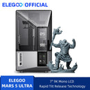Impressora 3D ELEGOO MARS 5 ULTRA 9K em resina MSLA com nivelamento automático e câmera inteligente com IA, impressão de alta velocidade, dimensões 153,36×77,76×165mm