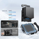 Ulanzi CU01 Cooler para câmera, ventilador de resfriamento para transmissão ao vivo, sistema de resfriamento alto, radiador de câmera, dissipador de calor para Canon R50 Sony ZVE Nikon