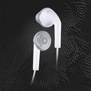 Fones de ouvido com microfone com cancelamento de ruído, fones de ouvido universais com controle remoto para chamadas.