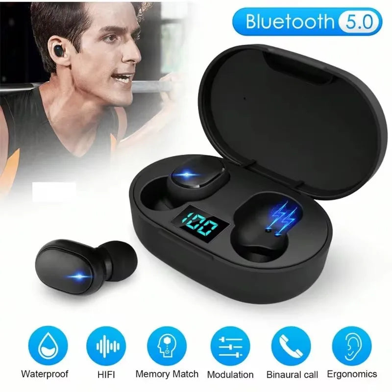 Kit Fones de ouvido sem fio e Relógio Smart Watch para homens e mulheres Atender chamadas telefônicas