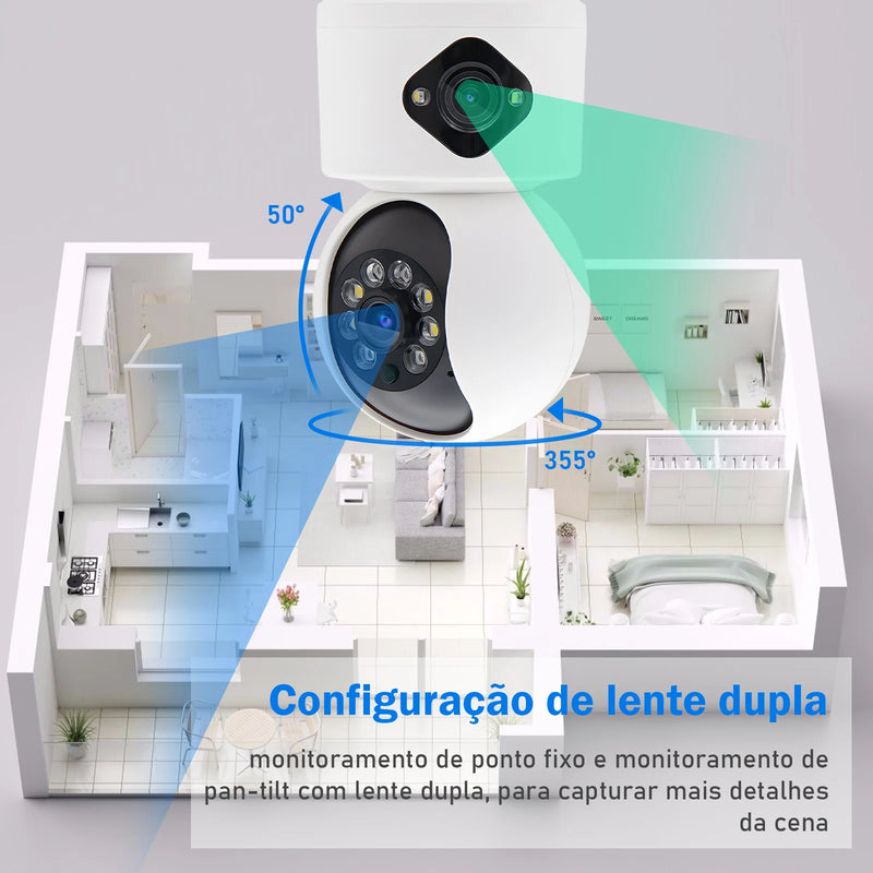Bebê, ICSee, Câmera de Segurança Wi-Fi, Câmera IP, Câmera 360, Câmeras de Vigilância Wi-Fi, Mini Câmera Wi-Fi, Coibeu