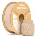 Filamento PLA fosco ELEGOO 1 kg, filamento FDM para impressora 3D de 1,75 mm, precisão dimensional de +/- 0,02 mm, bobina de papelão de 1 kg (2,2 lbs)