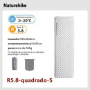 Naturehike Colchão inflável para acampamento 3.2/5.8 R Value Ultraleve para acampamento ao ar livre Colchão portátil dobrável para dormir