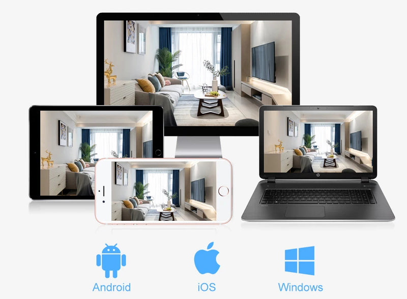 Câmera Smart 3MP 5MP PTZ WiFi externa com rastreamento automático, detecção humana por IA, visão noturna em cores, áudio bidirecional, câmera IP ICsee APP