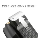 Barbeador e cortar cabelo elétrico masculino profissional, tela LCD e Recarregável por USB