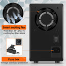 Fonte de alimentação de bancada NICE-POWER, 30 V 10 A, fonte de alimentação de laboratório de alta precisão regulada por comutação ajustável, entrada 110 V-230 V