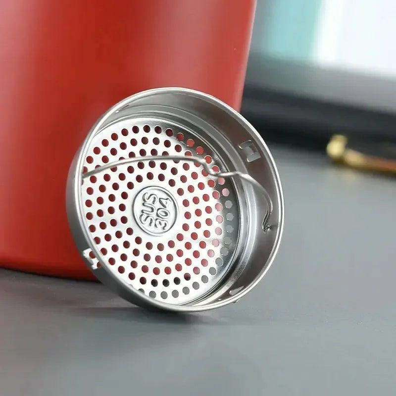 Garrafa Térmica em Aço Inox 800ml Tampa Com Bico e Com Peneira - Gelado ou Quente