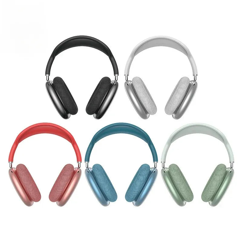 Fones de ouvido Bluetooth, head mounted gaming estéreo sem fio com microfone
