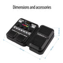 Pedal de guitarra KOKKO com efeito sintetizado, 18 modelos de amplificadores, IR 512, sampler Dot, bateria eletrônica e função de loop. Acessórios para guitarra KMF-1.