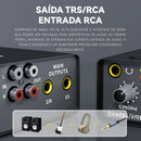 Placa de som profissional TEYUN Q-24 com monitor para guitarra elétrica, ideal para gravações ao vivo, transmissões e estúdios de canto em computadores e PCs.