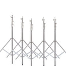 Tripé de pressão de ar de 290 cm com rolamento de 10 kg para câmera, suporte de luz de aço inoxidável para anel de luz, transmissão ao vivo no YouTube e fotografia, macio