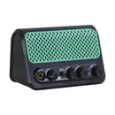 Mini amplificador de guitarra elétrica DK, 10W, Bluetooth, com efeitos de reverb e overdrive, bateria de lítio e 30 ritmos de bateria.