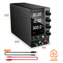 Fonte de alimentação com display digital ajustável Mini fontes de alimentação de laboratório Regulador de tensão 60V 5A 120V 3A 32V 6A KUAIQU 30V 10A DC