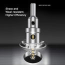 8 peças/conjunto de brocas de 16-35 mm para serra copo TCT de metal com ponta de carboneto e broca de núcleo de metal com caixa