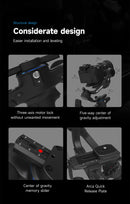 Estabilizador de gimbal de mão Feiyu SCORP-C2 da série SCORP, oficial da FeiyuTech, com 3 eixos, para câmeras DSLR Sony/Canon.