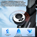 Bicicleta ergométrica ZRSE Dynamic com Bluetooth, silenciosa, para uso doméstico, ideal para exercícios de ginástica e perda de peso. Suporta até 150 kg.