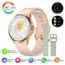 Relógio Feminino AURAFIT ELLA 1, AMOLED 1,32" , 150+ Modos Esportivos, Monitor Ciclo Menstrual, Saúde, Android/iOS