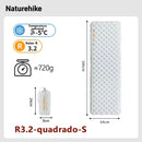 Naturehike Colchão inflável para acampamento 3.2/5.8 R Value Ultraleve para acampamento ao ar livre Colchão portátil dobrável para dormir