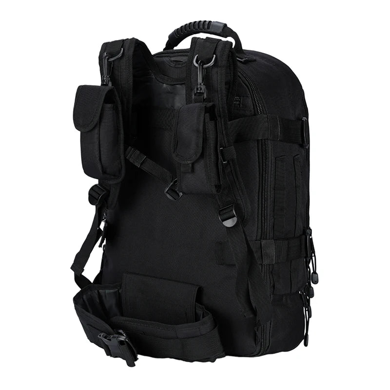 Mochila tática militar de grande capacidade de 40L e 65L para atividades ao ar livre, viagens, caminhadas, acampamentos, pesca, ferramentas, mochila para homens e mulheres