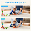 Câmera de segurança Wi-Fi, câmeras de vigilância Wi-Fi, câmera de segurança, câmera inteligente Wi-Fi 360, câmera Wi-Fi, monitor