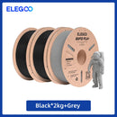 Filamento ELEGOO RAPID PLA+ de 1,75 mm, filamento para impressora 3D, suporta velocidade de impressão de 30-600 mm/s, compatível com a maioria das impressoras 3D FDM