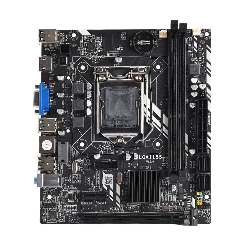 Placa-mãe SZMZ H61 LGA 1155 H61M H61 LGA1155 DDR3 PC Motherboards 1155 mainboard H61