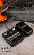 Pedal de guitarra KOKKO KMF-1 com efeito sintetizado, 18 modelos de amplificadores, IR 512, sampler Dot, bateria eletrônica e função de loop. Acessórios para guitarra.