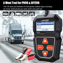 Testador de bateria automotiva KONNWEI KW208 12V 100 a 2000CCA, testador de circuito de partida e carga, aplicador de bateria, ferramentas para bateria de 12 volts