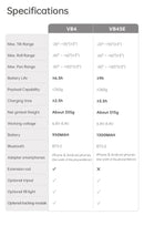 Kit estabilizador gimbal FeiyuTech VB4 para smartphone com rastreamento por IA e luz de preenchimento integrada, haste de extensão de 216 mm, para iPhone/Android.