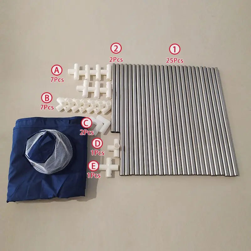 Cercado infantil IMBABY para uso interno, com barreira de segurança, piscina seca e área de recreação para crianças.