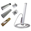 DRO Linear Fino de 0,005 mm com Escala de Vidro TTL 5VDC, Sensor de Deslocamento com Régua de Grade de 450 mm a 1000 mm para Fresadoras e Tornos