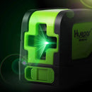 Huepar 2 Linhas Laser Nível Autonivelante (4 graus) Laser de Feixe Verde Vermelho Horizontal e Vertical Linha Cruzada com Base Magnética