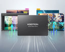SSD Sata KOOTION 1 TB, 512 GB ou 256 GB SATA3 Unidade Disco rígido interna de 2,5 polegadas para laptop, desktop, PC, servidor