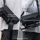 Bolsa tiracolo Ulanzi BC08 com capacidade de 9L, à prova de respingos, universal, para fotografia, bolsa transversal para câmera DSLR, organizador de viagens ao ar livre