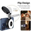 Ulanzi LM19 MagSafe Light Luz portátil para selfies para iPhone 16 15 14 13 12 Pro Max Suporte de luz de preenchimento para selfies e vídeos Vlog