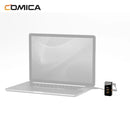 Microfone de lapela sem fio Comica Vimo C C3 C2 C1 2.4G para câmera de smartphone, vlog, streaming de YouTube vs Rode GO II