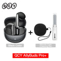 Fones de ouvido sem fio QCY HT10 AilyBuds Pro+ com cancelamento de ruído ativo (ANC), áudio de alta resolução com LDAC, Bluetooth 5.3, 6 microfones, IA para chamadas em HD e conexão multiponto.