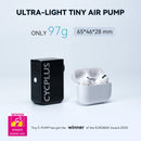 Bomba portátil mini CYCPLUS AS2 para bicicleta, infladora de ar sem fio com válvulas Presta e Schrader, acessórios para mountain bike e bicicletas de montanha.