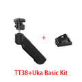 Tripé Ulanzi VlogPod TT38 com placa de liberação rápida, alça para câmera DSLR, tripé de mesa para transmissão ao vivo após selfie e vlog