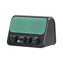 Mini amplificador de guitarra elétrica DK, 10W, Bluetooth, com efeitos de reverb e overdrive, bateria de lítio e 30 ritmos de bateria.